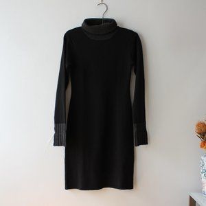 Reiss Black Turtleneck Dress